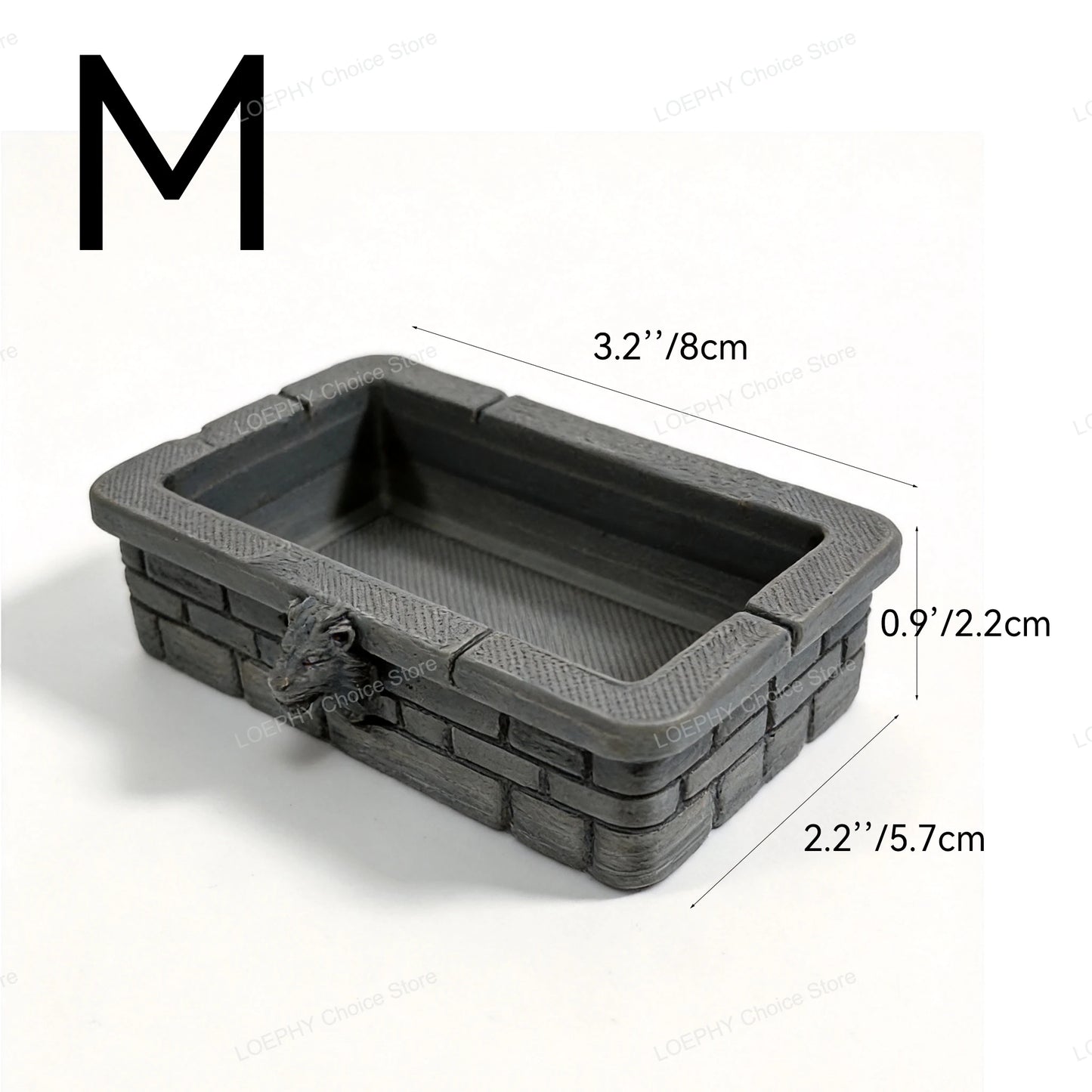 Castle Style Reptile Water Bowl