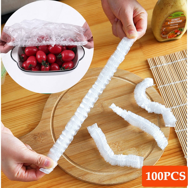 100pcs Disposable Food Cover