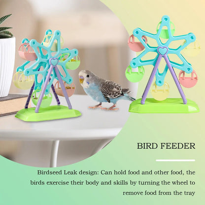 Interactive Bird Ferris Wheel Feeder Toy