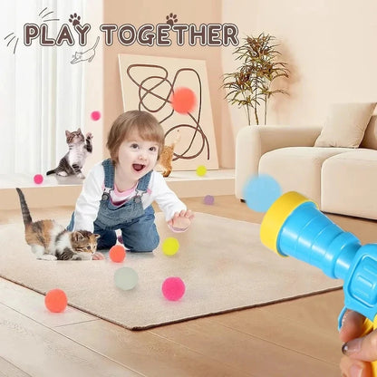 Interactive Cat Ball Launcher Toy