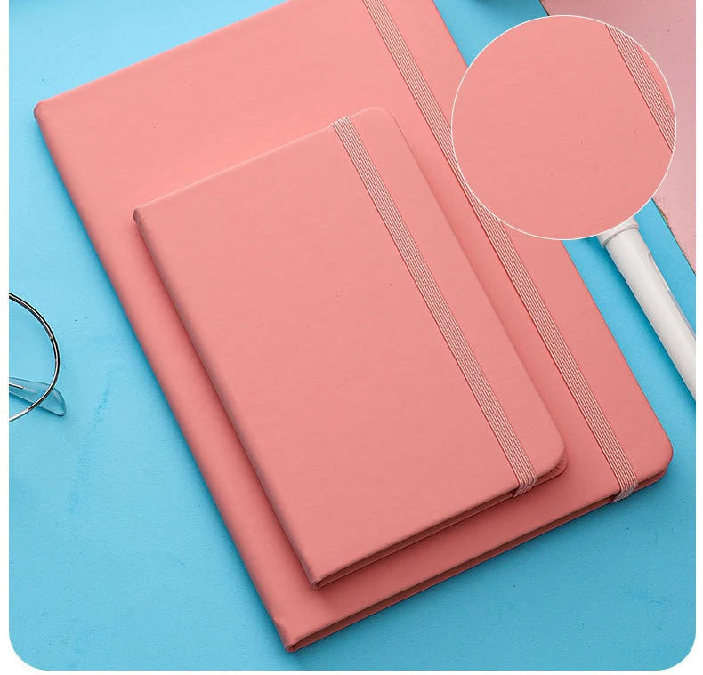 Custom A5/A6 PU Leather Notebook with Logo Printing