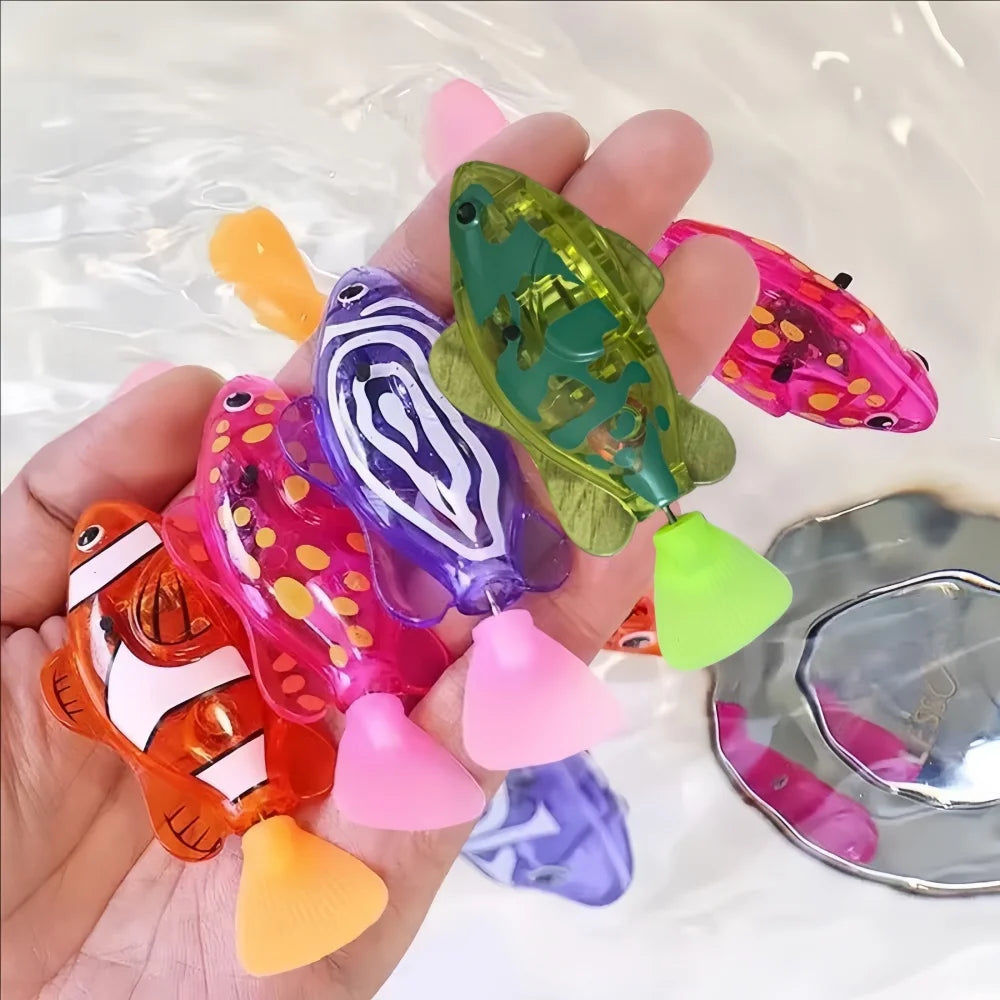 Light-Up Swimming Fish Bath Toy