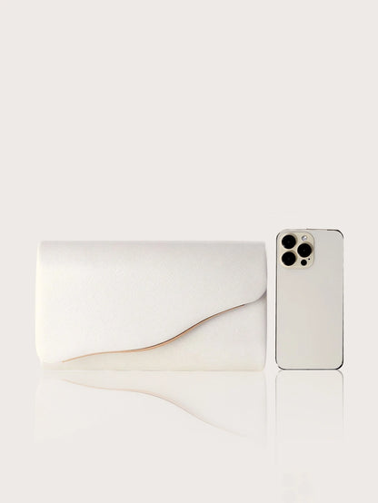 Elegant Metallic Evening Clutch Bag