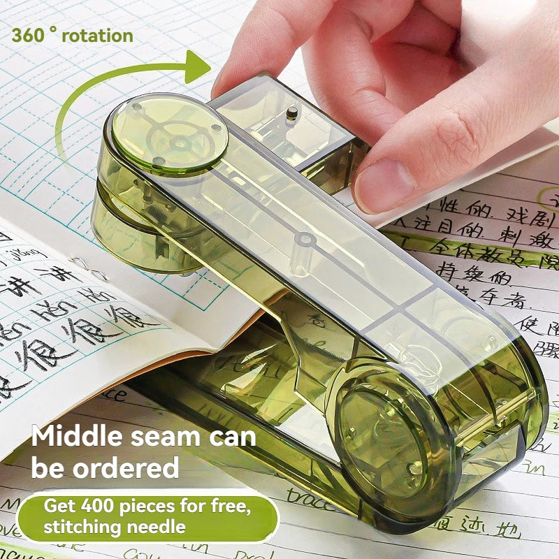 Transparent 360° Rotating Long Reach Stapler