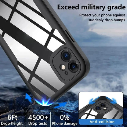 Full Coverage Anti-Scratch Bumper Case for iPhone 12–17 Series