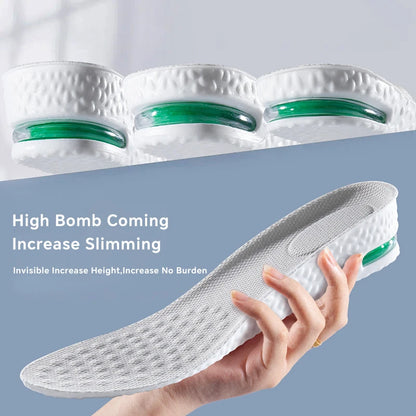 Orthopedic Height Increase Memory Foam Insoles