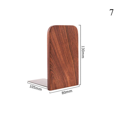 Natural Wooden Bookends