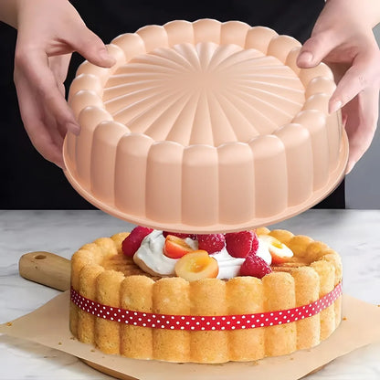 Silicone Charlotte Cake Pan Non-Stick Baking Mold