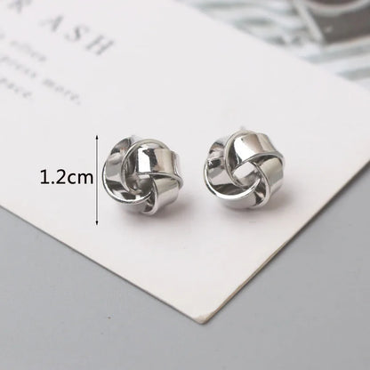 Metal Stud Earrings