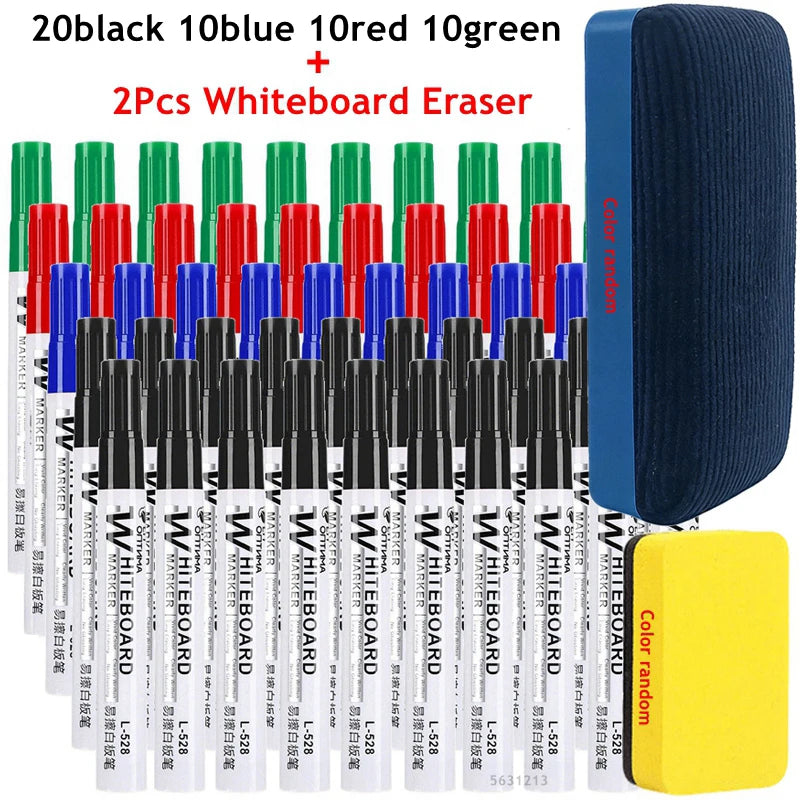 Haile Erasable Whiteboard Marker Pens
