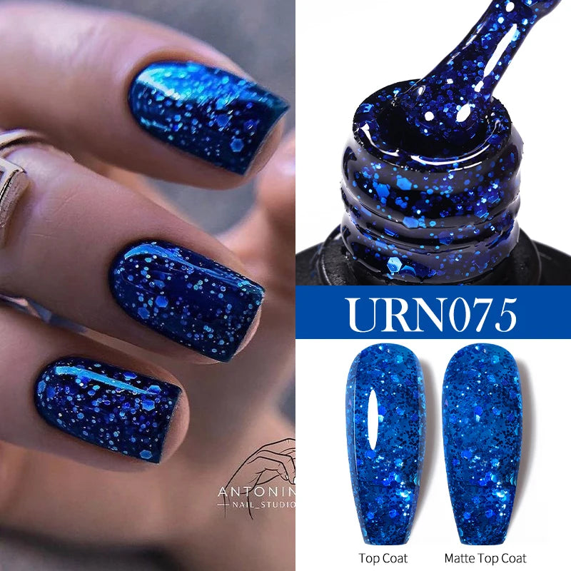 UR SUGAR 7.5ml Glitter Nude Gel Nail Polish