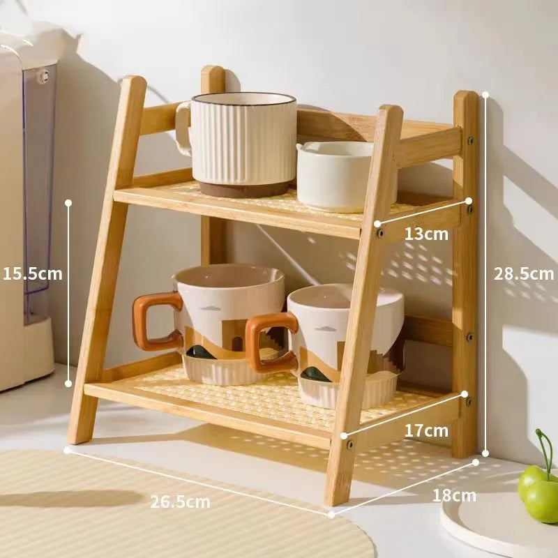 Bamboo Spice Rack Shelf