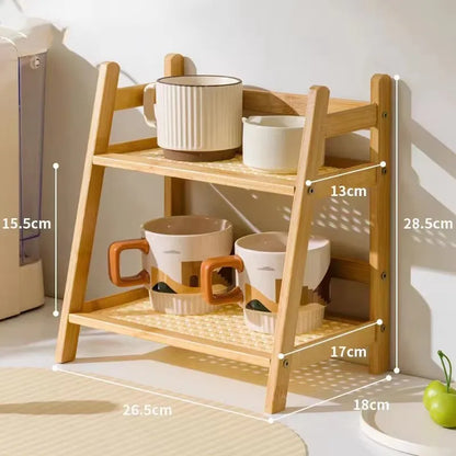Bamboo Spice Rack Shelf