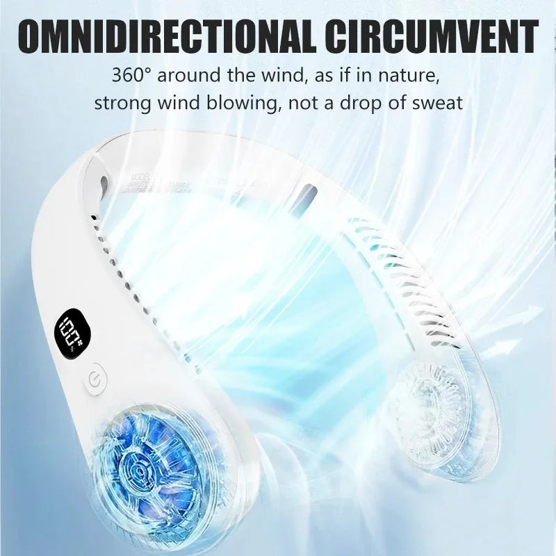 Mini Bladeless Rechargeable Neck Fan