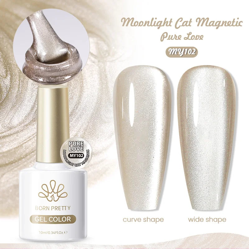 BORN PRETTY 10ml Cat Magnetic Gel Nail Polish