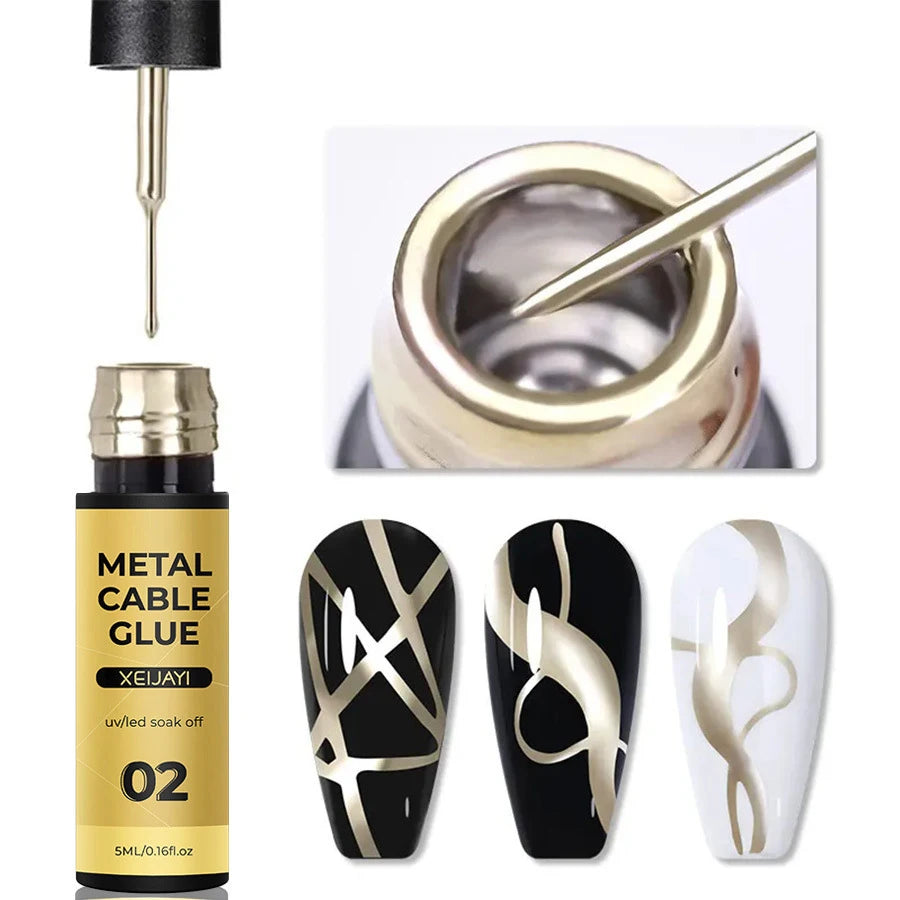 Metallic Mirror Liner Gel Polish
