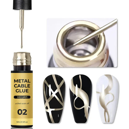 Metallic Mirror Liner Gel Polish