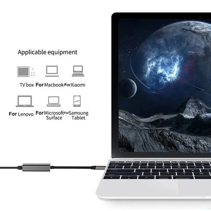 USB Type-C Gigabit LAN Adapter for MacBook, Windows & Android