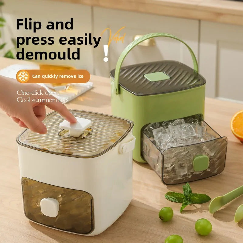 Double Layer Large Capacity Ice Cube Mold Maker Machine