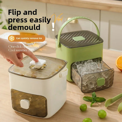 Double Layer Large Capacity Ice Cube Mold Maker Machine
