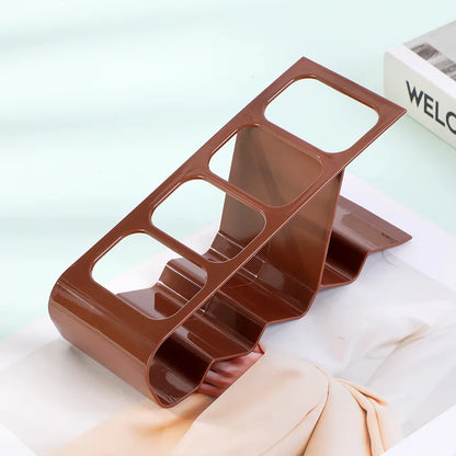 Multi-Purpose Plastic Desk Organizer with 4 Storage Compartments
