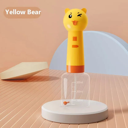 USB Rechargeable Electric Foam Dispenser for Pet Bathing