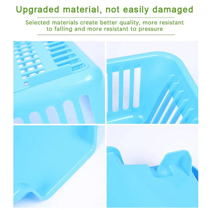 Kitchen Dish Drying Rack with Drain Board