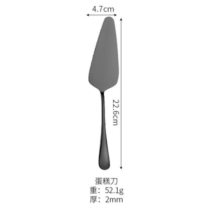 Black Stainless Steel Cutlery Set