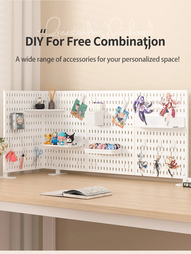 Desktop Pegboard Organizer Panel