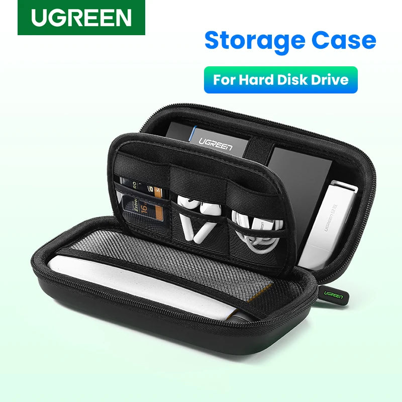 Portable Protective Case for 2.5” HDD, SSD & Accessories
