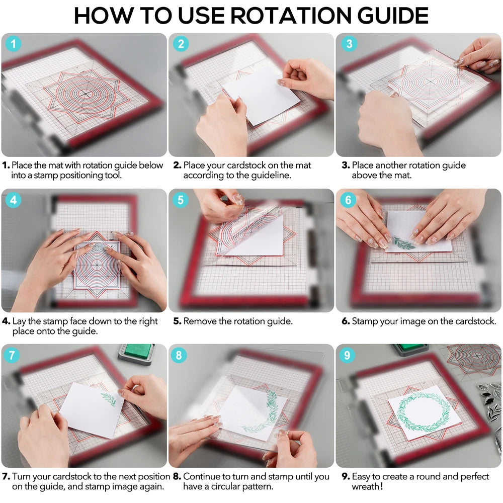 Photopolymer Grip Mat for Stamping & Craft Positioning