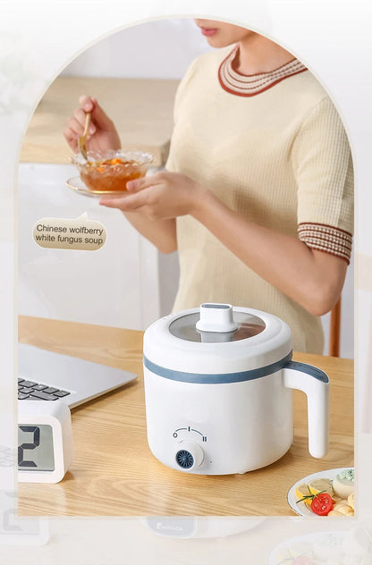 Compact Electric Rice Cooker & Food Steamer
