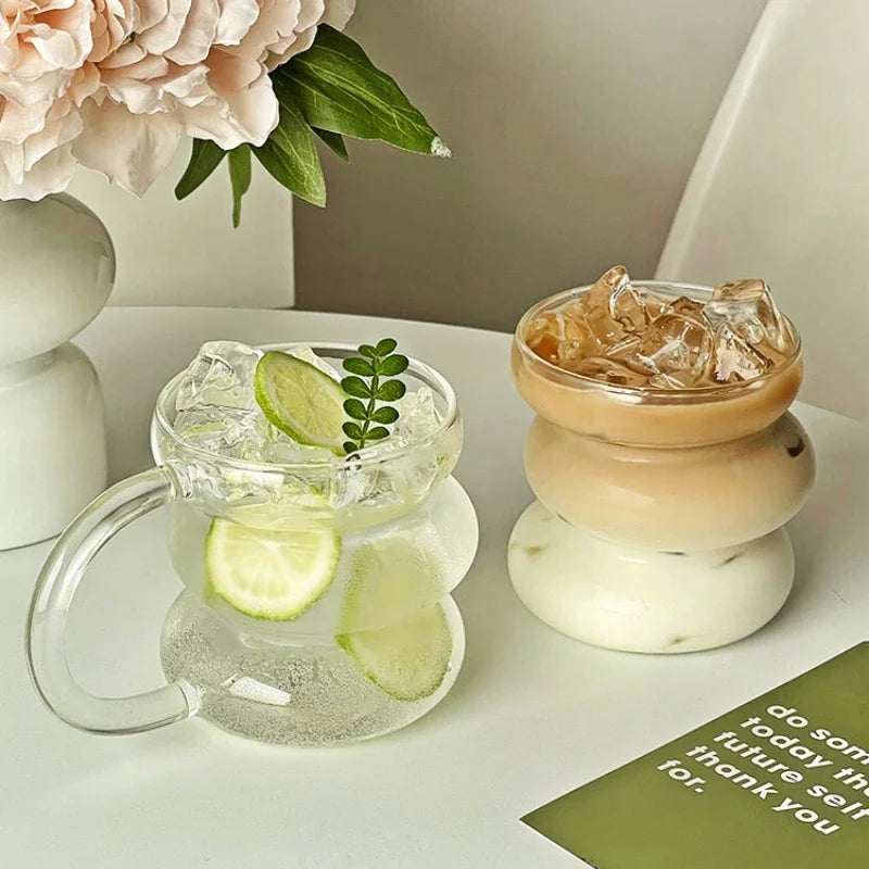 Heat-Resistant Glass Coffee Mug