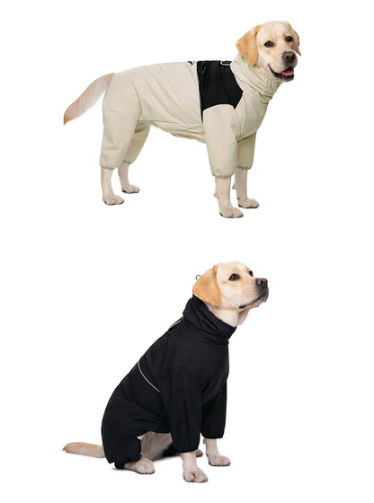 Full Coverage Waterproof Dog Raincoat Jumpsuit