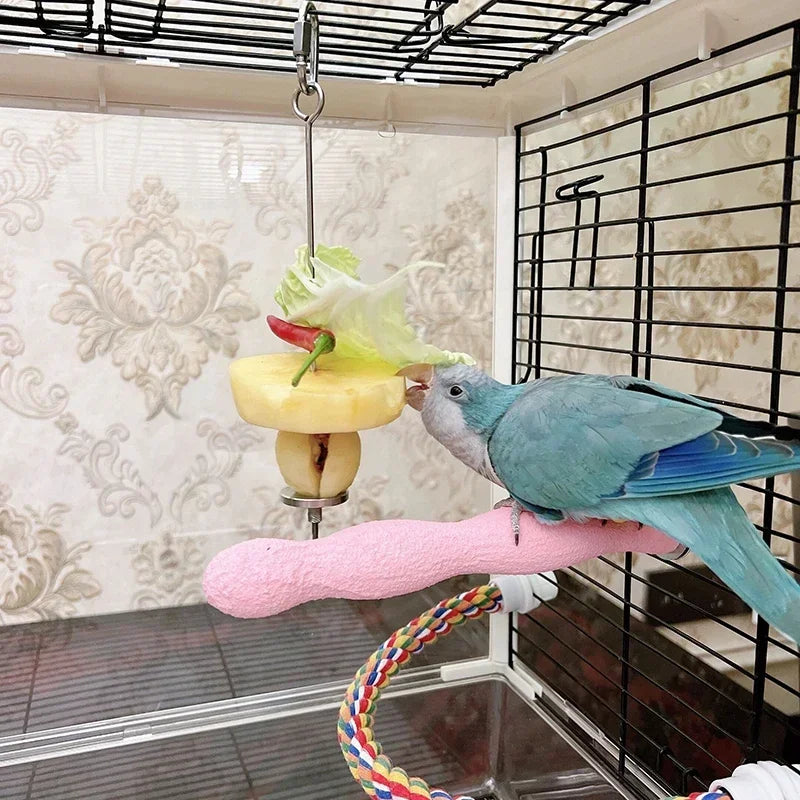 Stainless Steel Bird Fruit & Vegetable Feeder Fork