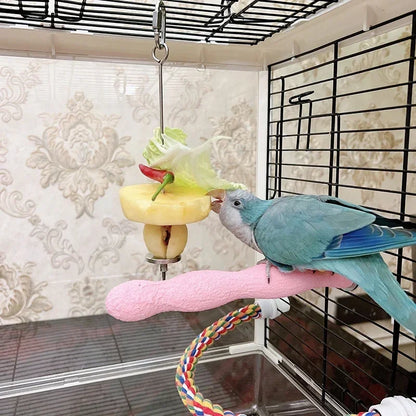 Stainless Steel Bird Fruit & Vegetable Feeder Fork