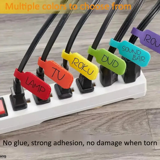 Reusable Write-On Cable Labels