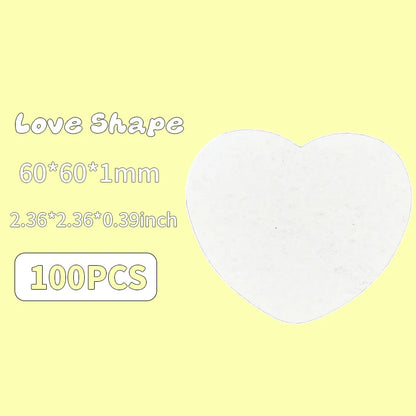 DIY Cotton Pulp Painting Shapes Set