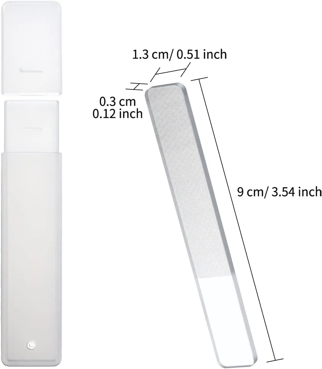 Glass Foot Rasp Heel File for Callus and Hard Skin Removal