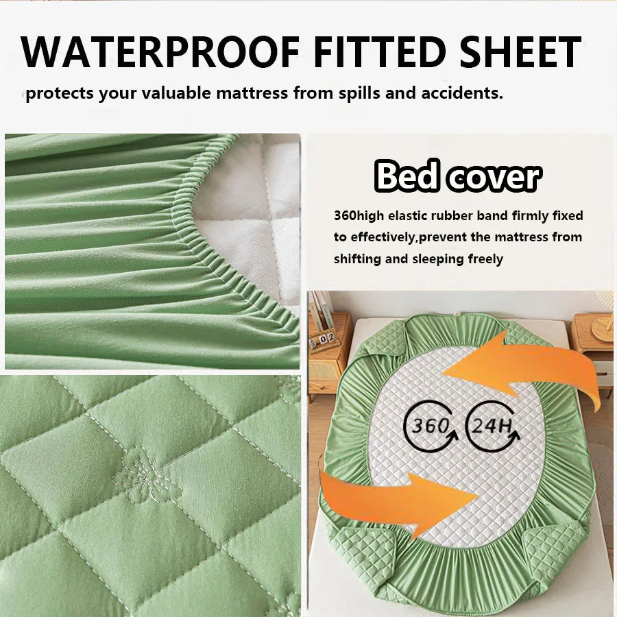 3D Waterproof Quilted Mattress Protector