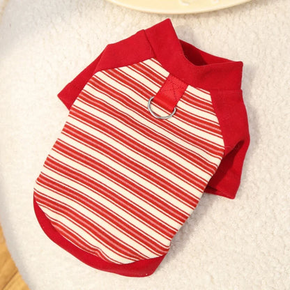 Striped Pet Pullover Shirt