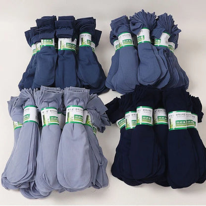 Men’s Breathable Bamboo Fiber Crew Socks 10 Pairs