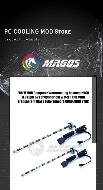 RGB Water Cooling Reservoir Light