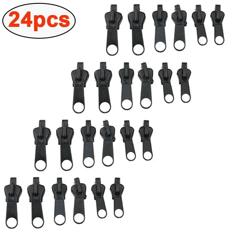 Universal Instant Zipper Repair Kit – 6 Piece Replacement Zip Sliders