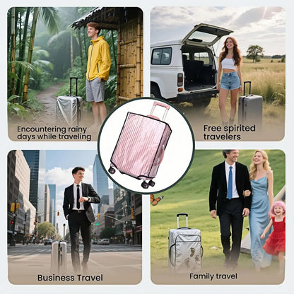Clear Waterproof PVC Suitcase Cover