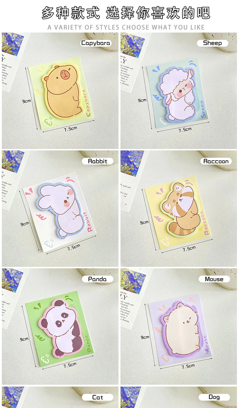 Cute Animal Sticky Notes