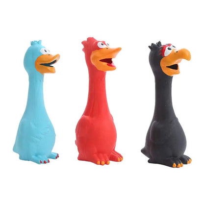 Squeaky Dog Chew Bone Toy