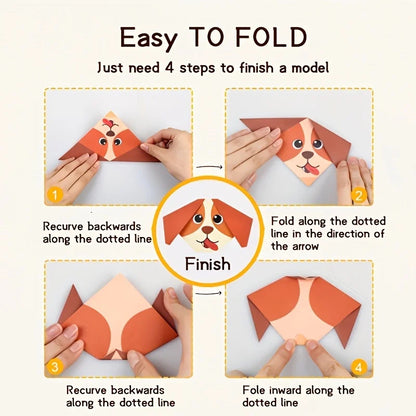 Creative Origami Paper Set with Instruction Booklet