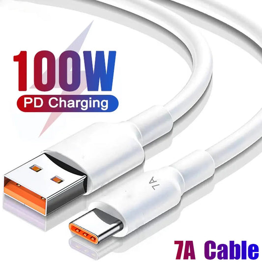 USB-A to USB-C Fast Charging Cable (7A)