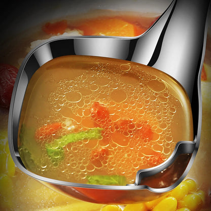 Stainless Steel Oil Separator Ladle with Pour Spout